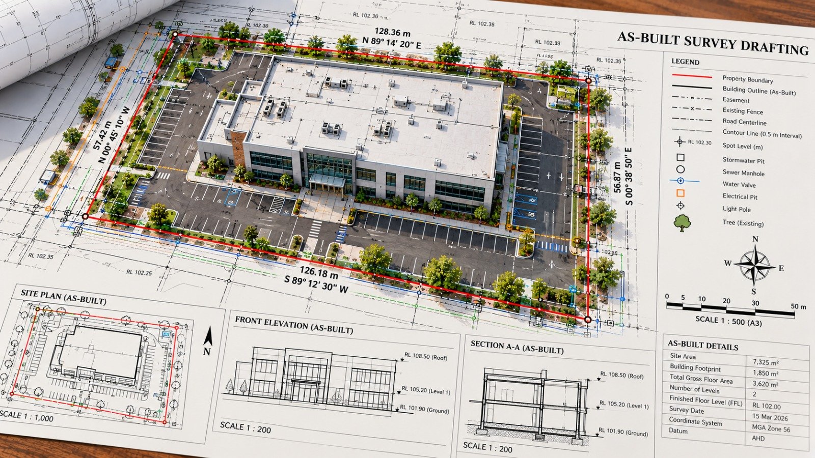 As-Built Survey Drafting